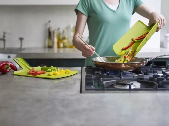 Дошка обробна Joseph Joseph Chop2Pot Plus Large - Green (60204) - фото - №3