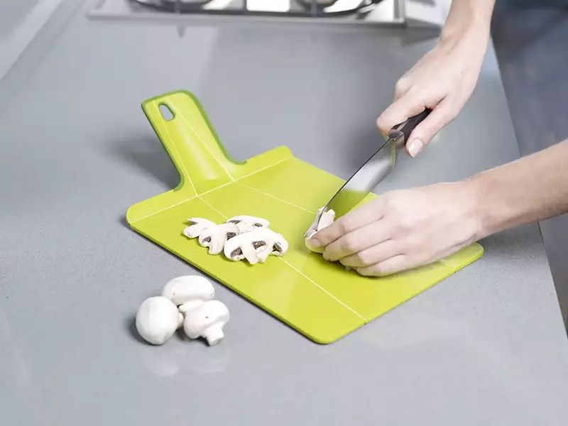 Дошка обробна Joseph Joseph Chop2Pot Plus Large - Black (60205) - фото - №5