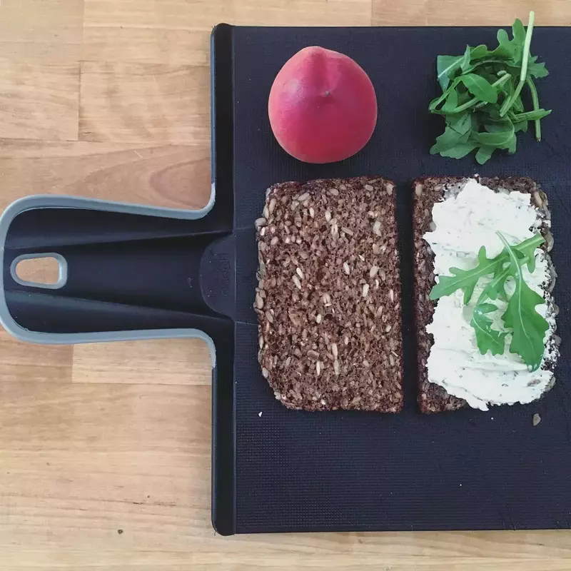 Дошка обробна Joseph Joseph Chop2Pot Plus Large - Black (60205) - фото - №9