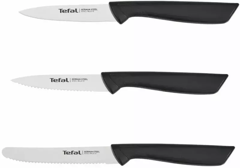 Набір ножів Tefal ColorFood 3 предмети, нержавіюча сталь K2733S04 фото