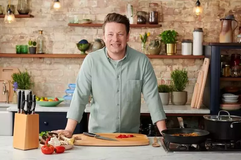 Ніж шеф-кухаря Tefal Jamie Oliver, довжина леза 20 см, нержавіюча сталь фото