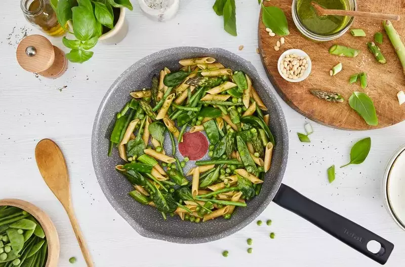 Сковородка Tefal COOK NATURAL 30 см, алюминий - фото - №3