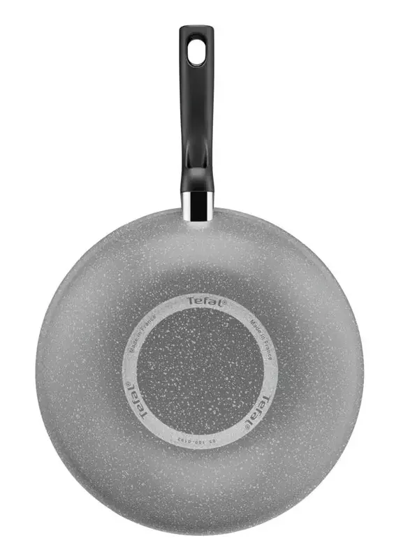 Сковорідка ВОК Tefal COOK NATURAL 28 см алюміній - фото - №2