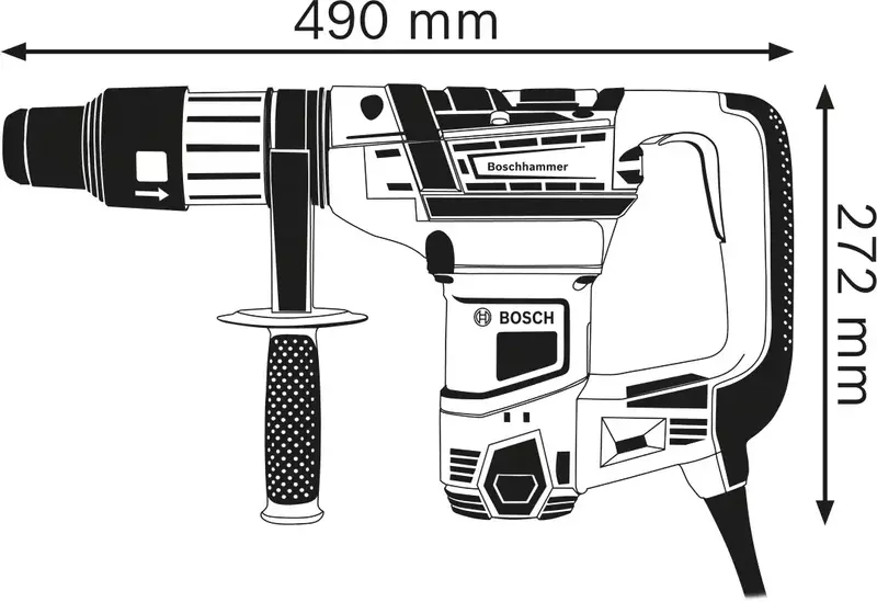 Перфоратор Bosch GBH 5-40 D, 1100Вт - фото - №5