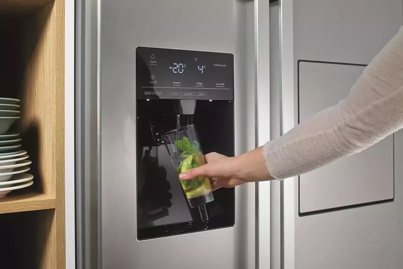 Side-by-side холодильник Gorenje NRS9FVX SBS - фото - №10