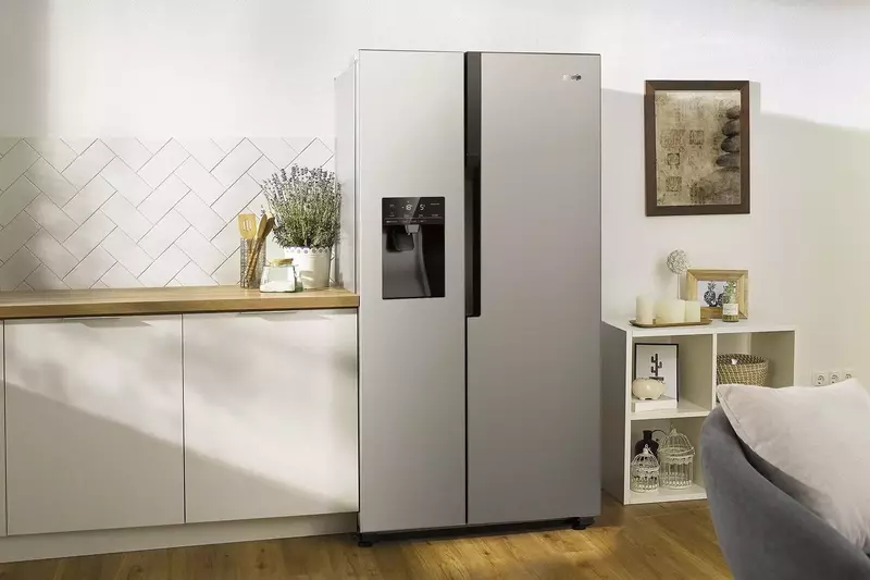 Side-by-side холодильник Gorenje NRS9FVX SBS - фото - №9