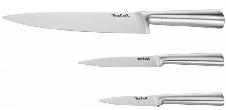 Набір ножів Tefal Expertise 3 предмети, нержавіюча сталь K121S375 фото