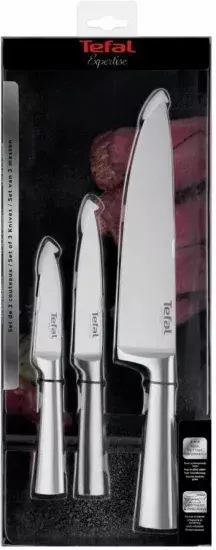 Набір ножів Tefal Expertise 3 предмети, нержавіюча сталь K121S375 фото