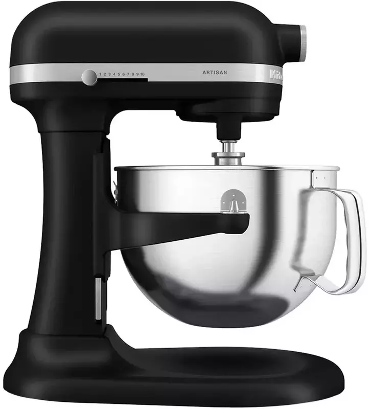 Кухонная машина KitchenAid Artisan 5,6 л 5KSM60SPXEBM с подъемной чашей (Черный матовый) фото
