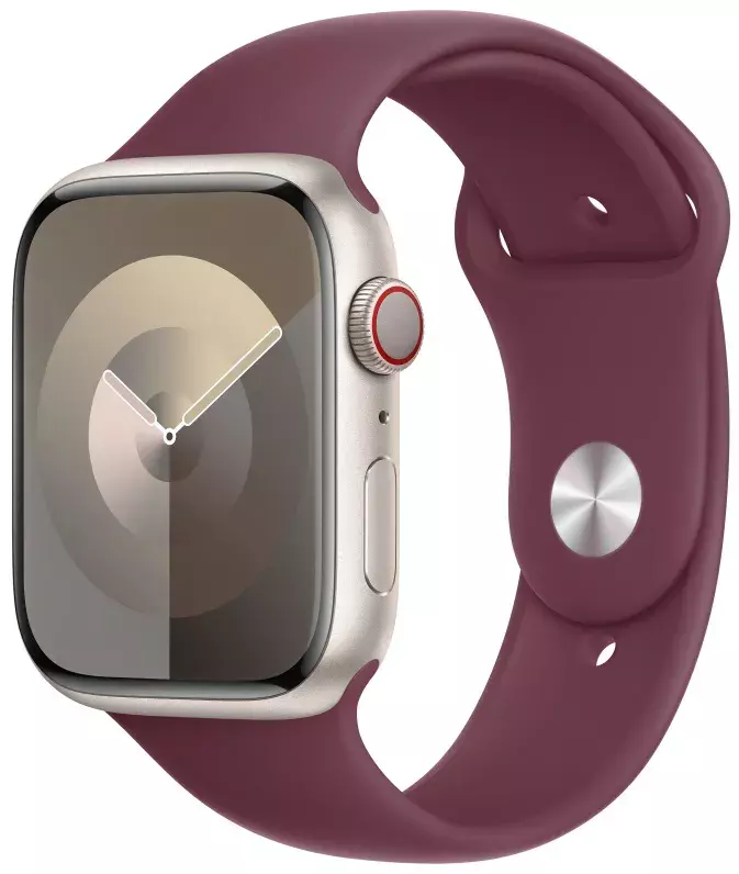 Ремінець для годинника Apple Watch 45mm Mulberry Sport Band - M/L (MT403ZM/A) фото