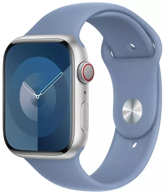 Ремінець для годинника Apple Watch 45mm Winter Blue Sport Band - M/L (MT443ZM/A) фото