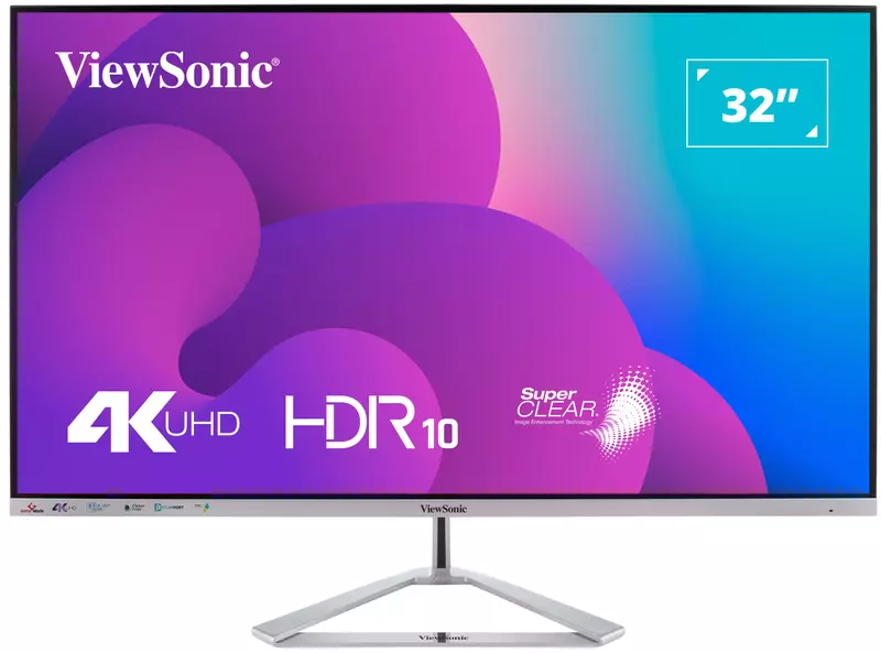 Монітор 31.5" VIEWSONIC VX3276-4K-MHD - фото - №0