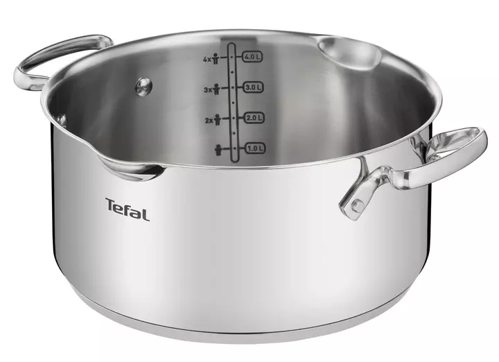 Каструля з кришкою, Tefal DUETTO+, 18 см, 2л, нержавіюча сталь (G7194355) - фото - №3