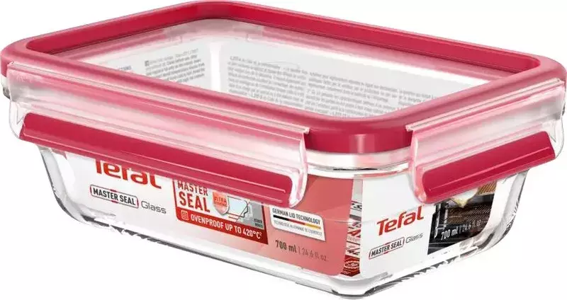 Форма універсальна з кришкою TEFAL MASTERSEAL GLASS7 700 мл - фото - №0