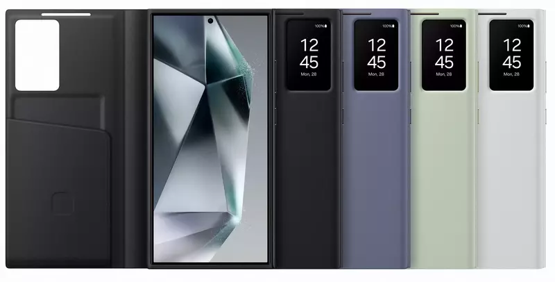 Чохол для Samsung Galaxy S24 Ultra Smart View Wallet Case Black (EF-ZS928CBEGWW) фото