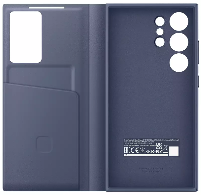 Чохол для Samsung Galaxy S24 Ultra Smart View Wallet Case Violet (EF-ZS928CVEGWW) - фото - №4