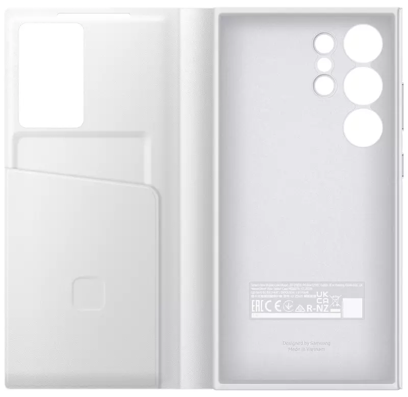 Чохол для Samsung Galaxy S24 Ultra Smart View Wallet Case White (EF-ZS928CWEGWW) фото