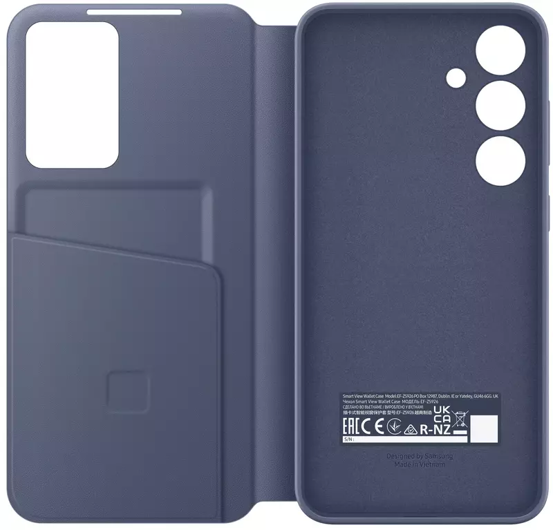 Чохол для Samsung Galaxy S24 Plus Smart View Wallet Case Violet (EF-ZS926CVEGWW) - фото - №4