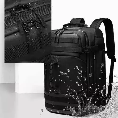 Рюкзак Ozuko 9242L BLACK - фото - №5