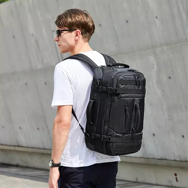 Рюкзак Ozuko 9242L BLACK - фото - №9