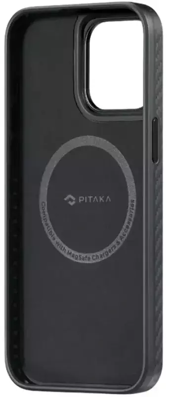 Чохол для iPhone 15 Pro Pitaka MagEZ Case Pro 4 Twill 1500D Black/Grey (KI1501PP) фото