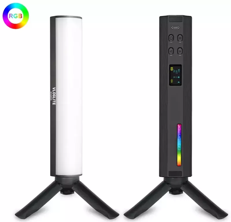 Led освітлювач + трипод Vloglite RGB tube w200 фото