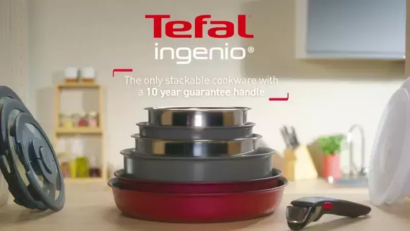 Набір посуду із 4 предметів Tefal Ingenio Easy Cook N Clean L1539443 фото