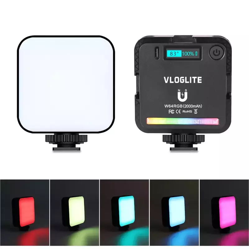Led панель портативна накамерна Vloglite RGB w64 фото