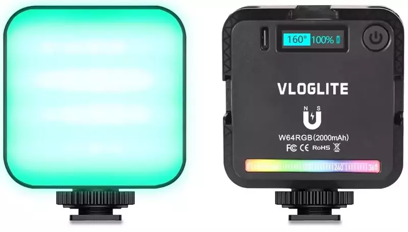 Led панель портативна накамерна Vloglite RGB w64 фото