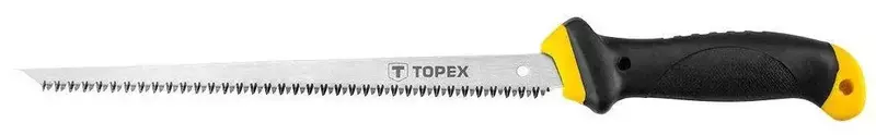 Ножівка по гіпсокартону Topex 250мм, 8TPI фото