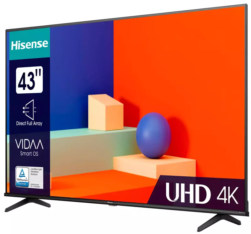 Телевизор Hisense 43" 4K Smart TV (43A6K) фото
