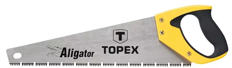 Ножовка по дереву Topex Aligator, 500мм, 7TPI фото