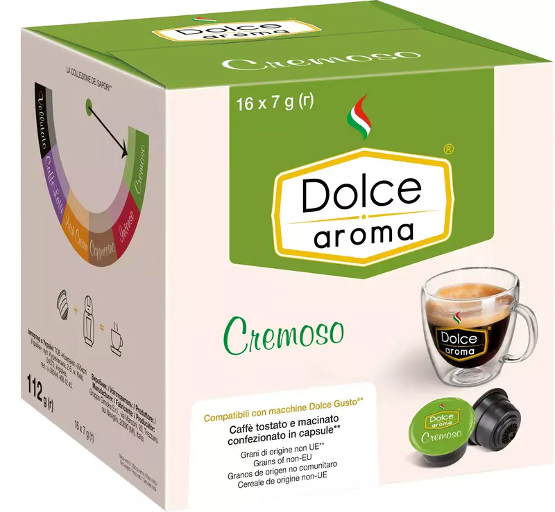 Капсула Dolce Aroma Cremoso для системи Dolce Gusto 7 г х 16 шт (4820093484916) фото