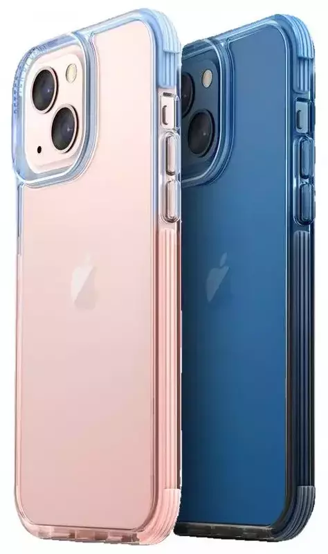 Чохол Uniq Hybrid для iPhone 13 Combat Duo - Arctic Blue/Pink (UNIQ-IP6.1HYB(2021)-CDBLUPNK) фото