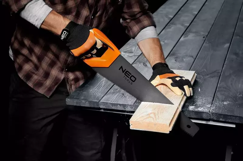 Ножівка по дереву Neo Tools 500мм, 7TPI, PTFE - фото - №3