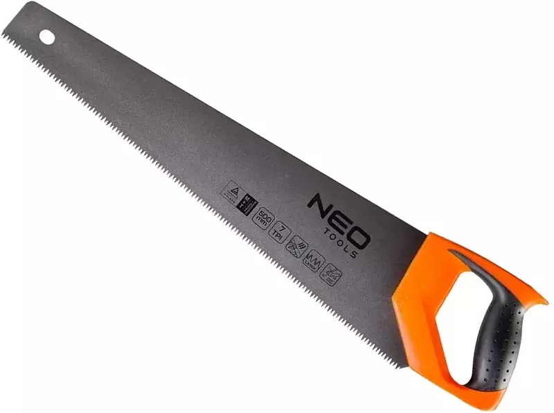 Ножівка по дереву Neo Tools 500мм, 7TPI, PTFE - фото - №0