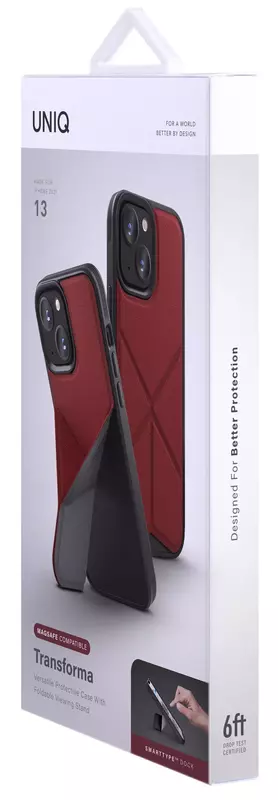 Чохол для iPhone 13 Uniq Hybrid MagSafe-CompatibleE Transforma Coral (Red) фото