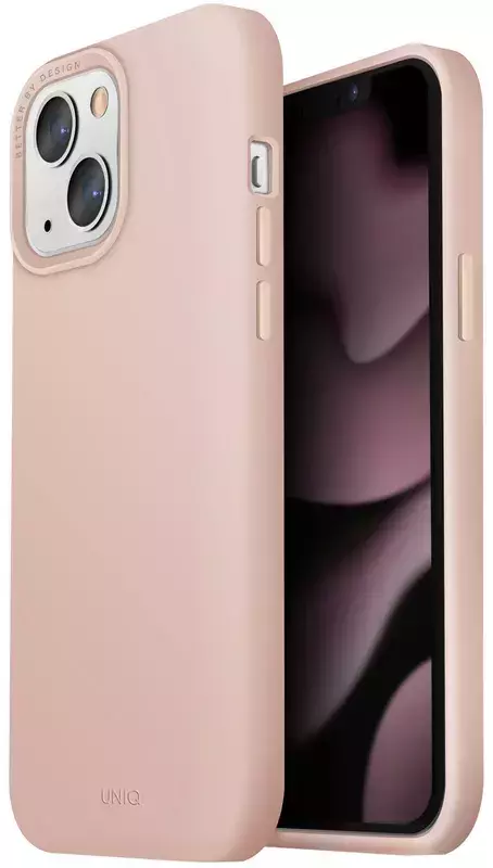 Чохол Uniq Hybrid для iPhone 13 Magsafe-Compatible Lino Hue - Blush (Pink) фото
