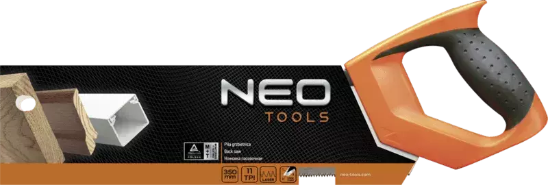 Ножовка для стусла Neo Tools 350мм, 11TPI фото