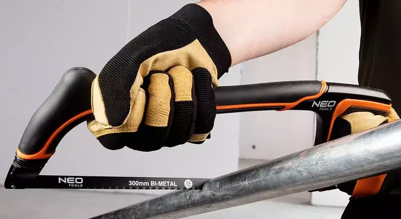 Ножівка по металу Neo Tools 300мм, двокомпонентна ручка фото