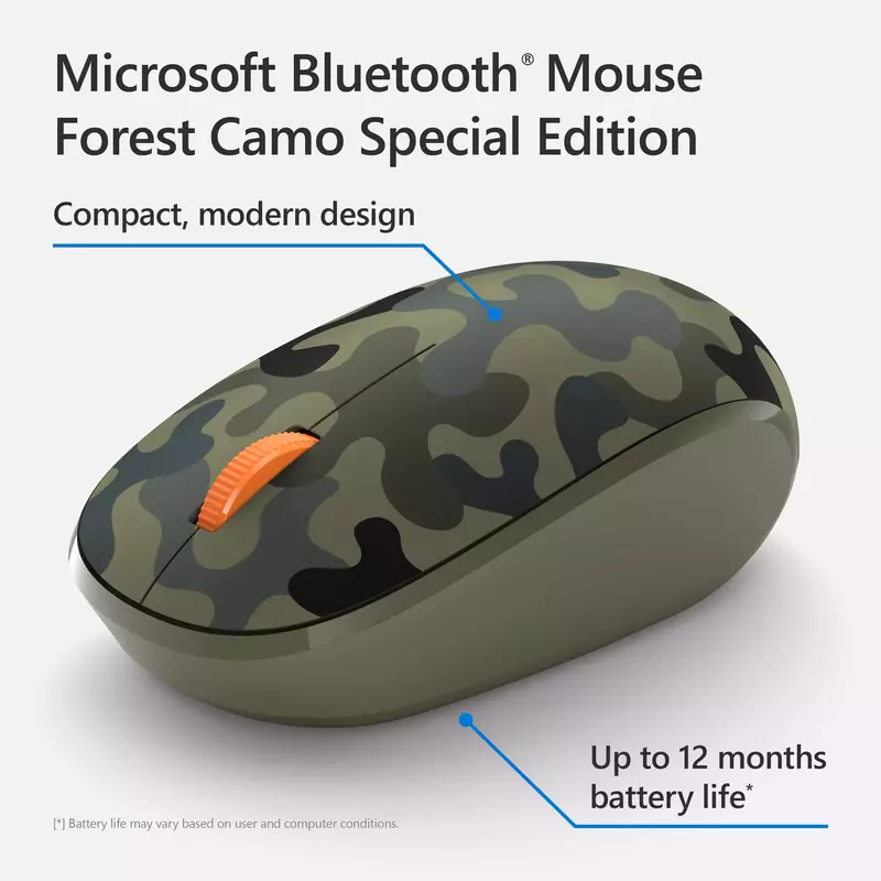 Миша Microsoft Camo Bluetooth (Green) 8KX-00036 фото