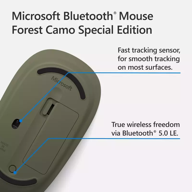 Миша Microsoft Camo Bluetooth (Green) 8KX-00036 фото
