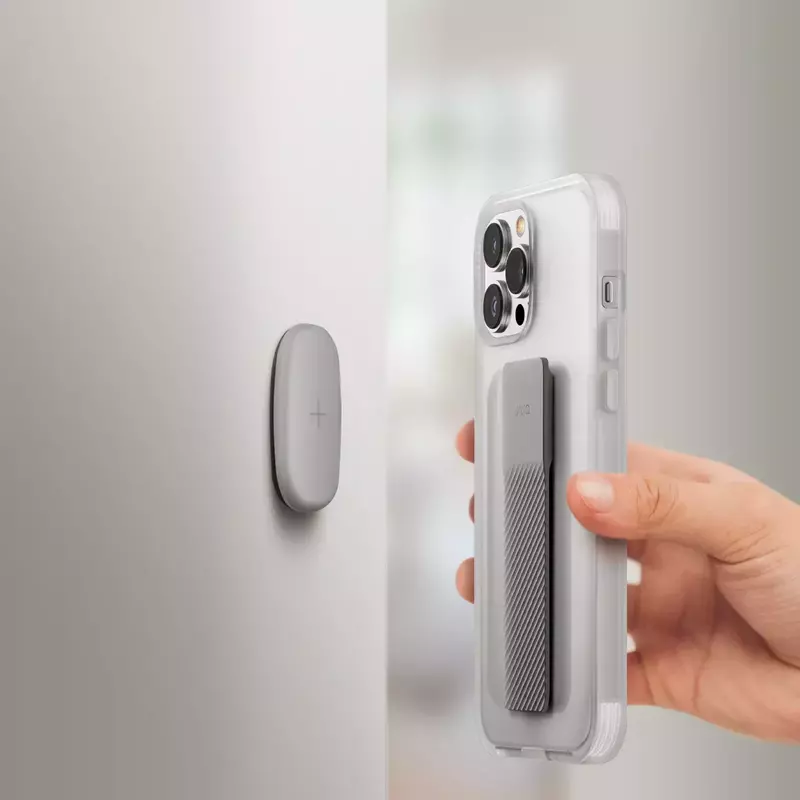 Чохол Uniq Hybrid для iPhone 13 Pro Heldro Mount Series - Dove (Matte Clear) - фото - №5