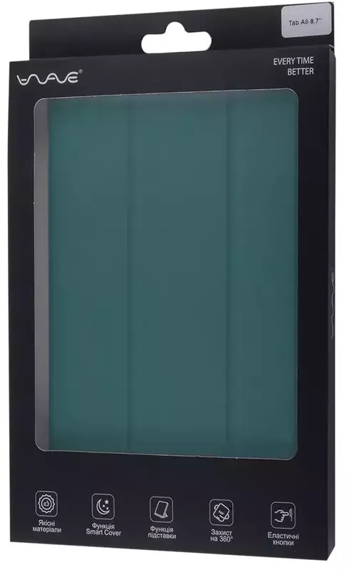 Чохол для планшета Samsung Tab А9 WAVE Smart Cover (forest green) фото