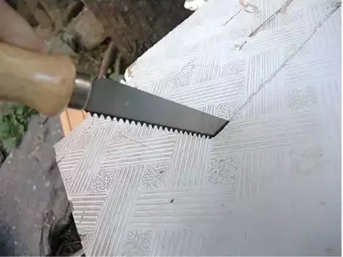 Ножівка по гіпсокартону Stanley 152мм, 6TPI - фото - №3