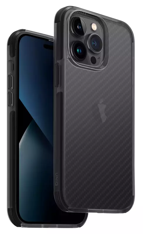 Чохол для iPhone 14 Pro Uniq Combat Aramid Smoke (Smoke) - фото - №0