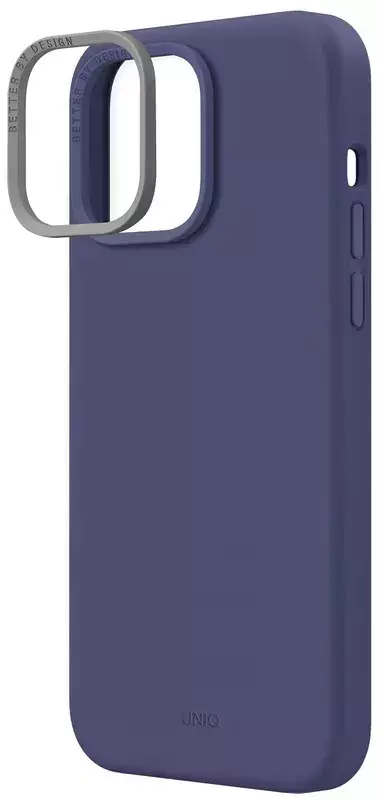 Чохол для iPhone 14 Pro Uniq Lino Fig (Purple) фото