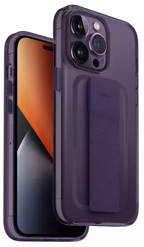 Чохол для iPhone 14 Pro Max Uniq HELDRO MOUNT SERIES FIG (PURPLE) - фото - №0