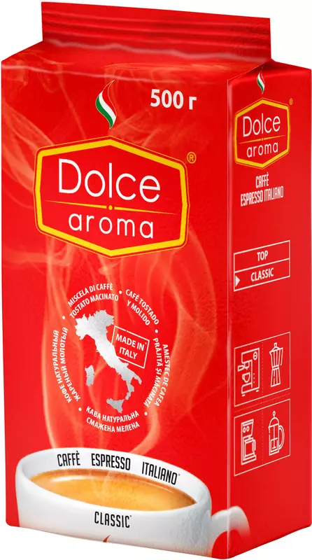 Кава мелена Dolce Aroma Classic 500 г (4820093482165) фото