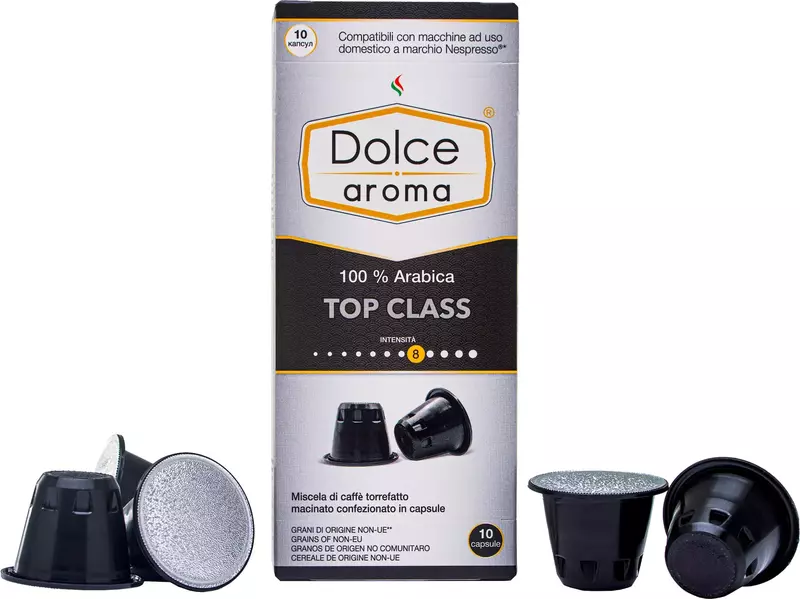Кава натуральна смажена мелена в капсулах ТМ "Dolce Aroma" в наборі (4820093485012) фото